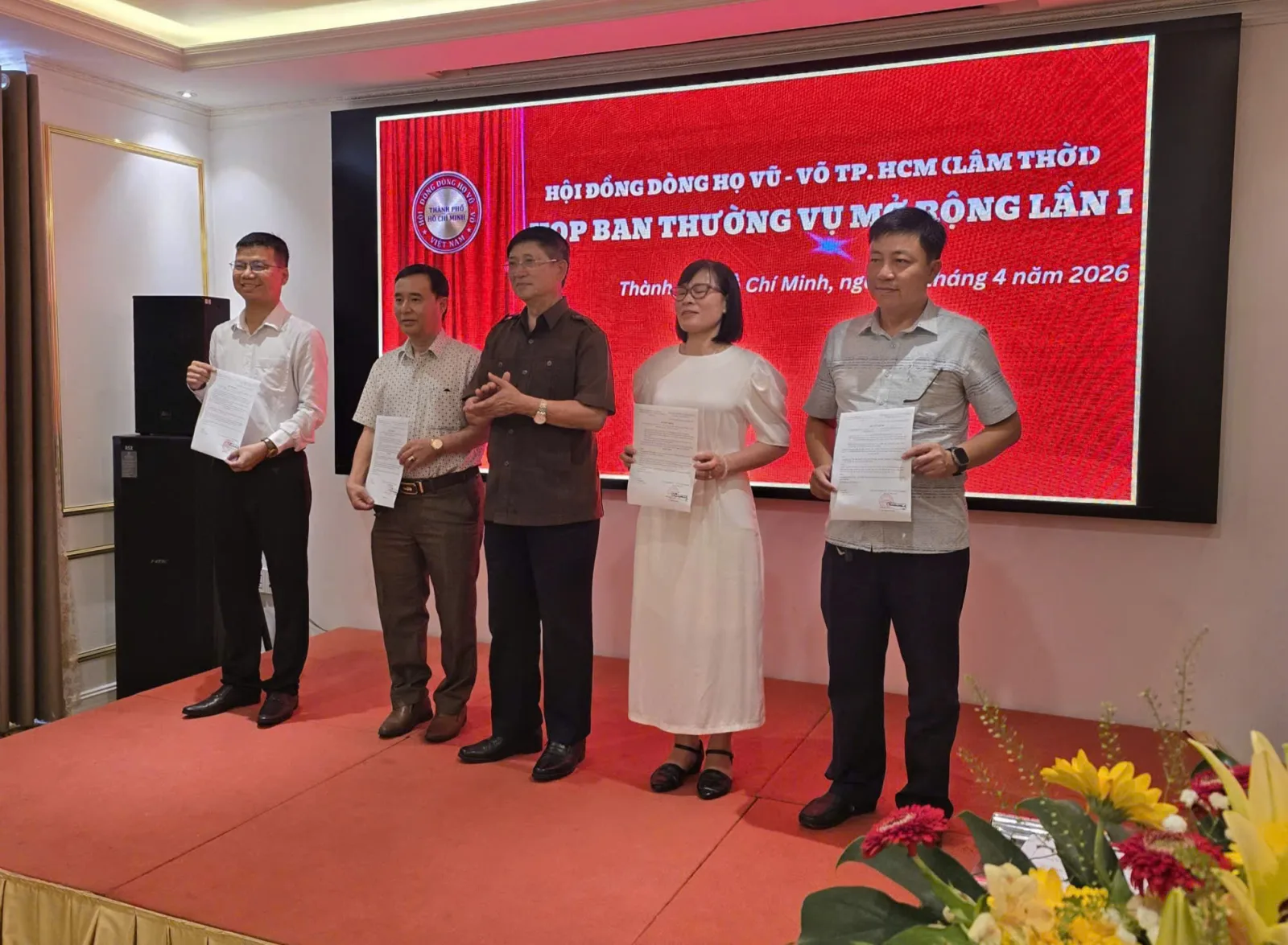 Giữ lửa cội nguồn – Kết nối nghĩa tình: Ban Thường vụ Hội đồng Dòng họ Vũ – Võ TP.HCM (lâm thời) đồng lòng vì một đại hội trọn vẹn.