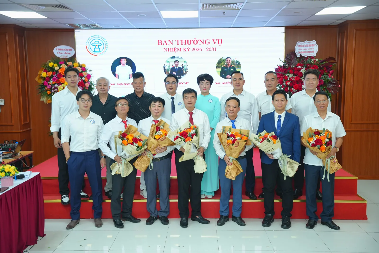 Trung tâm Xúc tiến Thương mại Vũ Võ Việt Nam vinh dự có hai lãnh đạo tham gia Ban Chấp hành Liên đoàn Bắn súng Hà Nội nhiệm kỳ 2026 – 2031