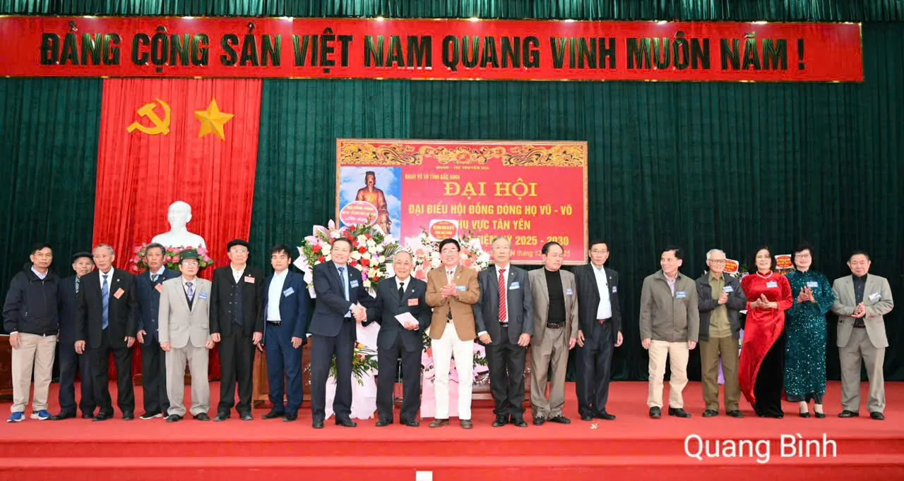 ĐẠI HỘI ĐẠI BIỂU DÒNG HỌ VŨ – VÕ KHU VỰC TÂN YÊN -TỈNH BẮC NINH LẦN THỨ III, NHIỆM KỲ 2025-2030