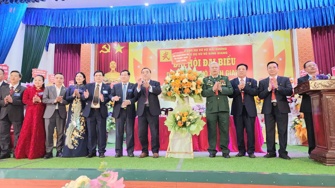 Đại hội đại biểu dòng họ Vũ – Võ Bình Giang lần thứ II nhiệm kỳ 2025 – 2030