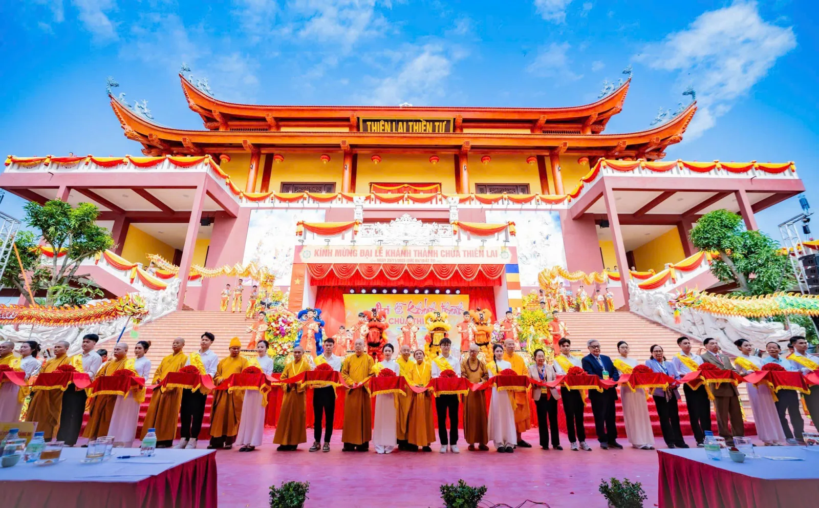Đại lễ Khánh thành chùa Thiên Lai: Gìn giữ giá trị văn hóa – tâm linh, lan tỏa truyền thống tốt đẹp