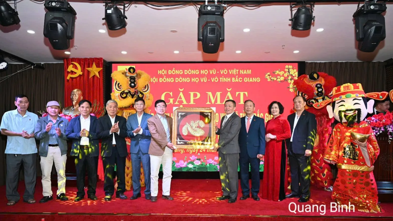 Buổi gặp mặt ban chấp hành HĐDH Vũ – Võ tỉnh Bắc Giang và khai trương văn phòng làm việc của Hội.